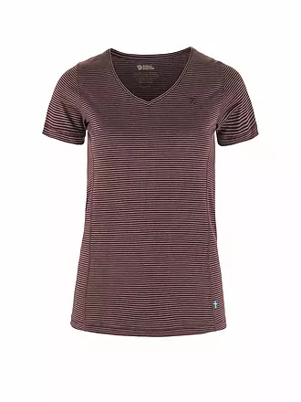 FJÄLLRÄVEN | T-shirt femme Abisko Cool W | dunkelrot